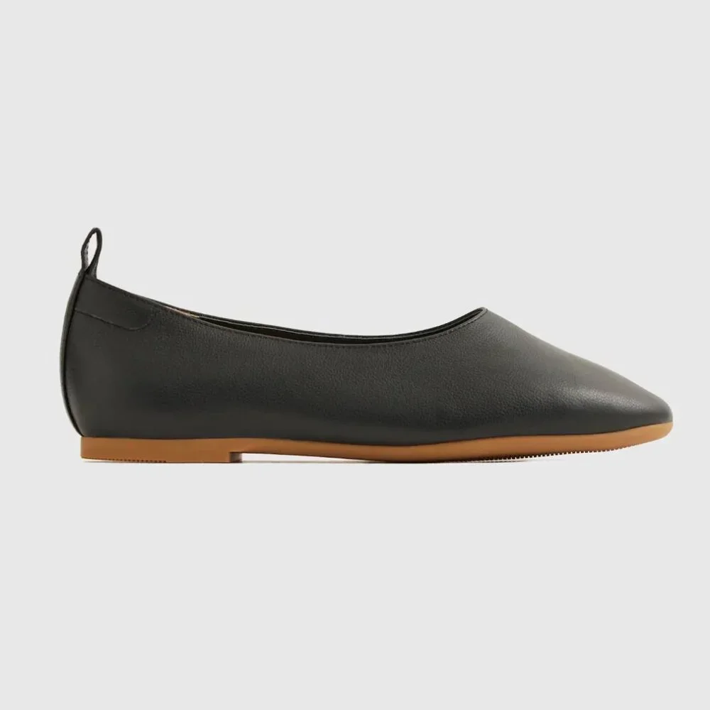 Quince Italian Leather Glove Ballet Flat - Picture 4 of 6